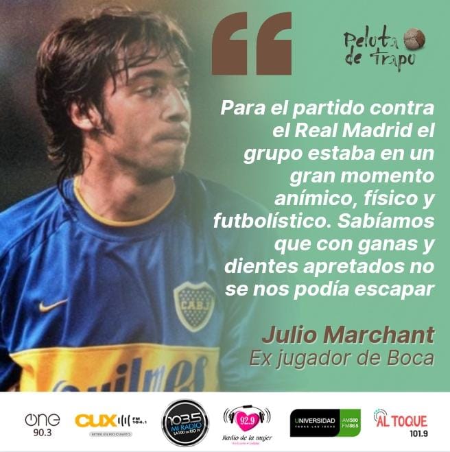 🥂 Esta semana se cumplió un nuevo aniversario del título de Boca de la Intercontinental del 2000 ante el Real Madrid.

⚽️ Para recordar ese momento, hablamos con Julio Marchant, parte de ese plantel y actual Director del estadio Madre de Ciudades.

📻👉cuxproducciones.com.ar/not.php?id=2794