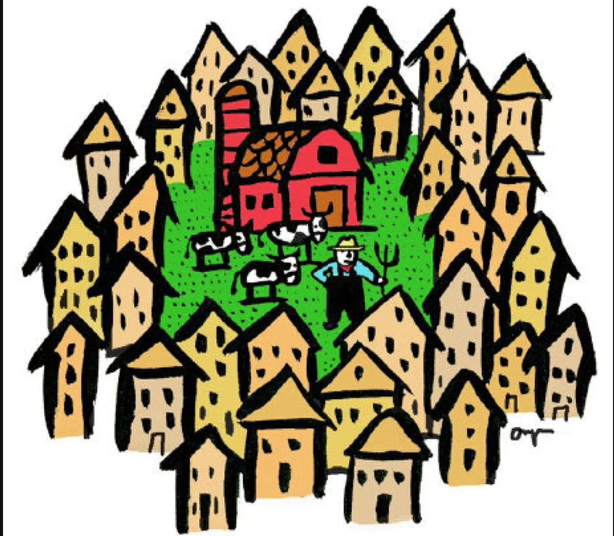 faisal_moola's tweet photo. Retweet if you think we should be growing food in the #Greenbelt and not sprawling subdivisions cc @OntarioFarms @DavidSuzukiFDN @MargaretAtwood @fordnation @envirodefence  🎨 by John Overmyer https://t.co/Hm1IqkaqXM