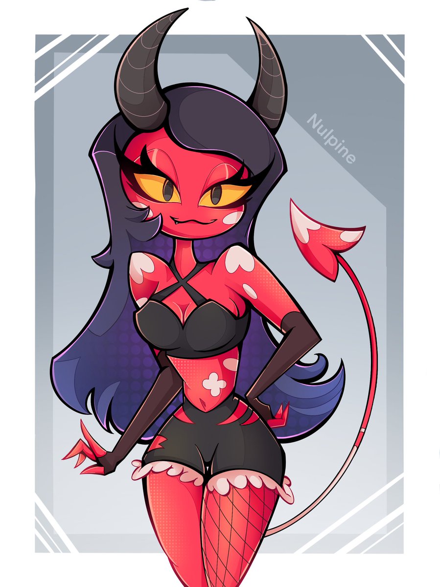 Nullpine's tweet photo. 💙❤️🖤 Helluvaboss Selene OC ❤️🖤💙

#HelluvaBoss #HelluvaBossFanart #HelluvaBossOC #OC
#imp #helluvabossmoxxie #cartoonart #Demon #demongirl https://t.co/c31H0EMyWb