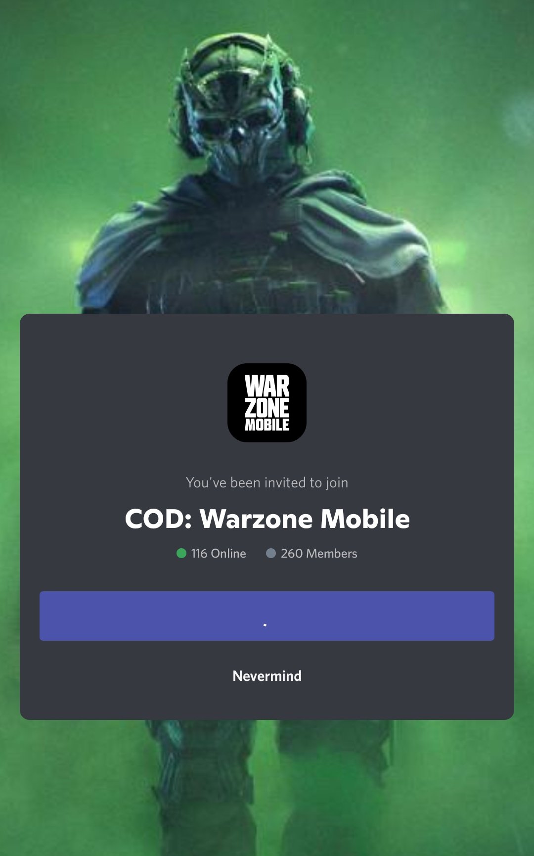 Official Community Discord Server COD Mobile : CallOfDutyMobile
