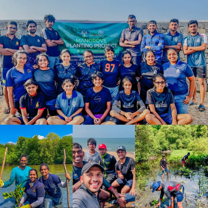 harithajeewa's tweet photo. Teamwork makes the dream work! 
Come with us as we travel through our memories; memories of හරිතජීව.

Day 01 - Mangrove Planting Event in Ambakadawila, Chilaw, Sri Lanka.
 
Album link - https://t.co/RbKZWx9OLn

Like and Share 😍❤️
#Mangrovesproject
#Harithajeewa
#Uocfmf
#Srilanka https://t.co/bL5wzEMsWV