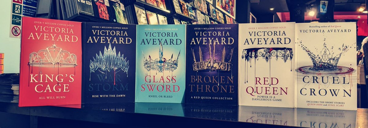 hmvBelfast's tweet photo. Looks what's just arrived instore
Part of our amazing 2 for £7 deal
The amazing #RedQueen series which is soon to be a hit TV show
Read the books and immerse yourself in the Kingdom of Norta
@VictoriaAveyard #VictoriaAveyard #MareBarrow #redblood #silverblood #books #reading https://t.co/Av3JaIwlsh