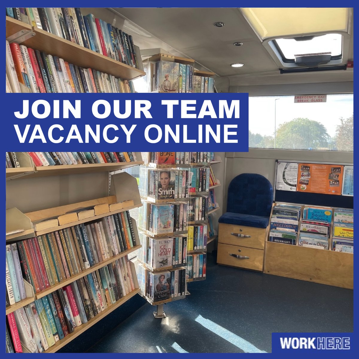 LibrariesNL's tweet photo. We have the opportunity for you join our #MobileLib team as a Driver Assistant. Closing date is Friday 2 December.
For full details visit: https://t.co/gIAEtql9Hg https://t.co/yjgUgaW1ZL