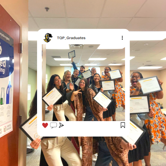 tqpdowntownexp's tweet photo. Check out our Ivey Lane Elementary graduates celebrating the end of their internship yesterday! TQP is SO lucky to have played a part in your journeys! Congratulations ⭐

#futureducators #graduateinterns @ucfccie @ucf @BlanchNorine https://t.co/AJ1acKUyNT