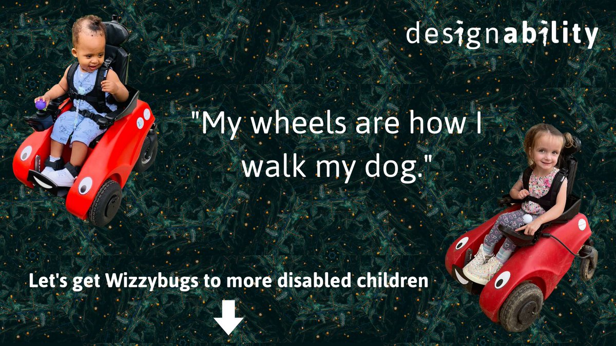 DesignabilityUK's tweet photo. It's the 1st December and we have one very special Christmas wish: we are asking for support to give more Wizzybugs to children across the UK…
https://t.co/5nowYhJH3f 
Anything you give today, or over the next few days, will be DOUBLED thanks to The Big Give Christmas Challenge. https://t.co/mjUGieQKQz