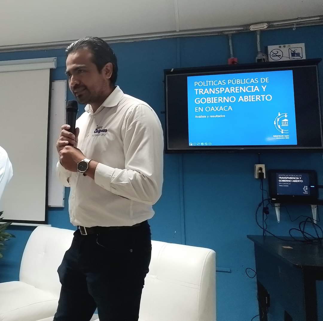 Satisfechos por la presentación de resultados en materia de Gobierno Abierto realizada por el Mtro. Rafael García  desde el Observatorio Ciudadano de Gobierno Abierto del <a href="/CPCC_AC/">Colegio de Profesionistas</a>, cobijado por la FCA <a href="/UABJO/">.</a> y el rector Christian Carreño. ¡Los resultados son muy interesantes!