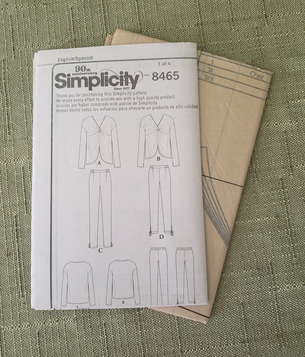 quilts_more's tweet photo. Misses' Knit Pants And Top, Each In Two Lengths Sewing Pattern Simplicity 8465 Size Extra Extra Small To Extra Extra Large https://t.co/7WUrw1ulVl #Etsy #ImagineQuiltsAndMore #ActiveWare https://t.co/gv7dl9PKHH
