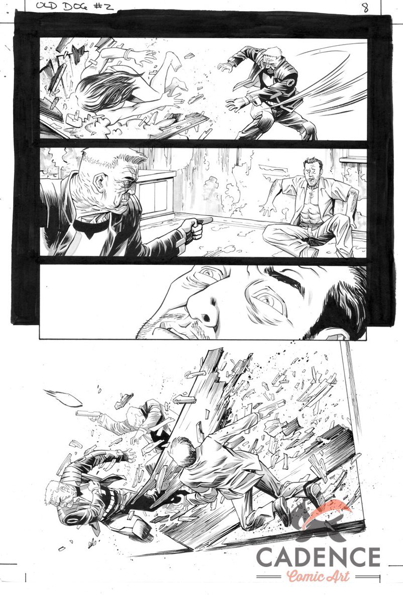 Original art pages from OLD DOG #2 are now available from <a href="/CadenceComicArt/">Cadence Comic Art</a>!
Some choice pages already snapped up, I hear a certain holiday is around the corner, just saying…
cadencecomicart.com/art.php?page=5…