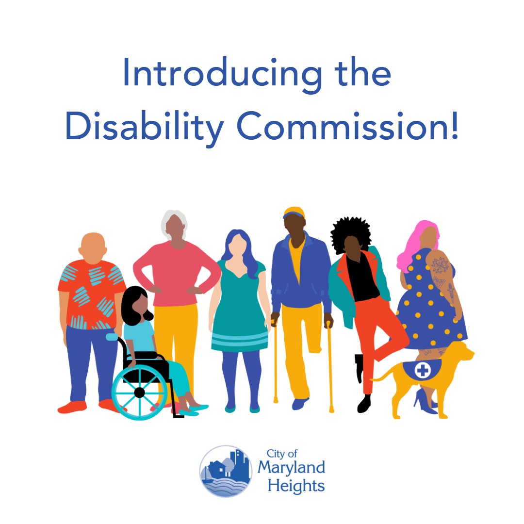 The City of Maryland Heights Council is set to approve the formation of the Disability Commission at the Council Meeting on Dec. 1st at 7:00 p.m. 

Read our story for more info on the commission and how to get involved! marylandheights.com/news_detail_T3…
