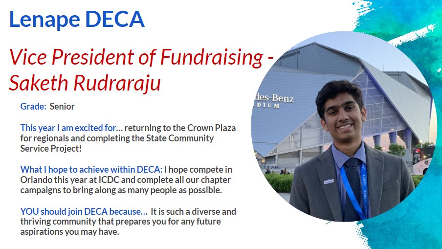 With DECA month coming to a close, we would like to highlight our 2022.2023 officers!
#DECA