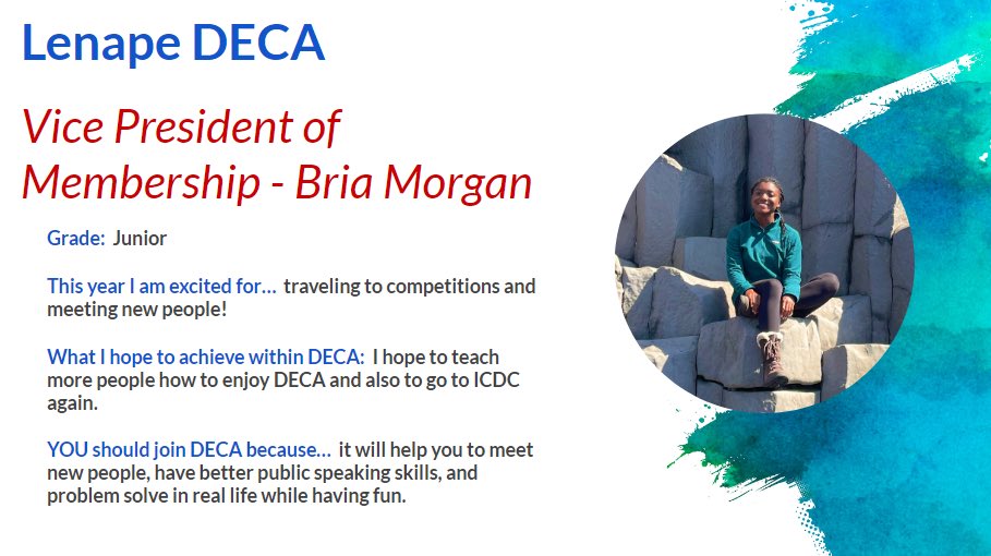 Lenape DECA tweet media