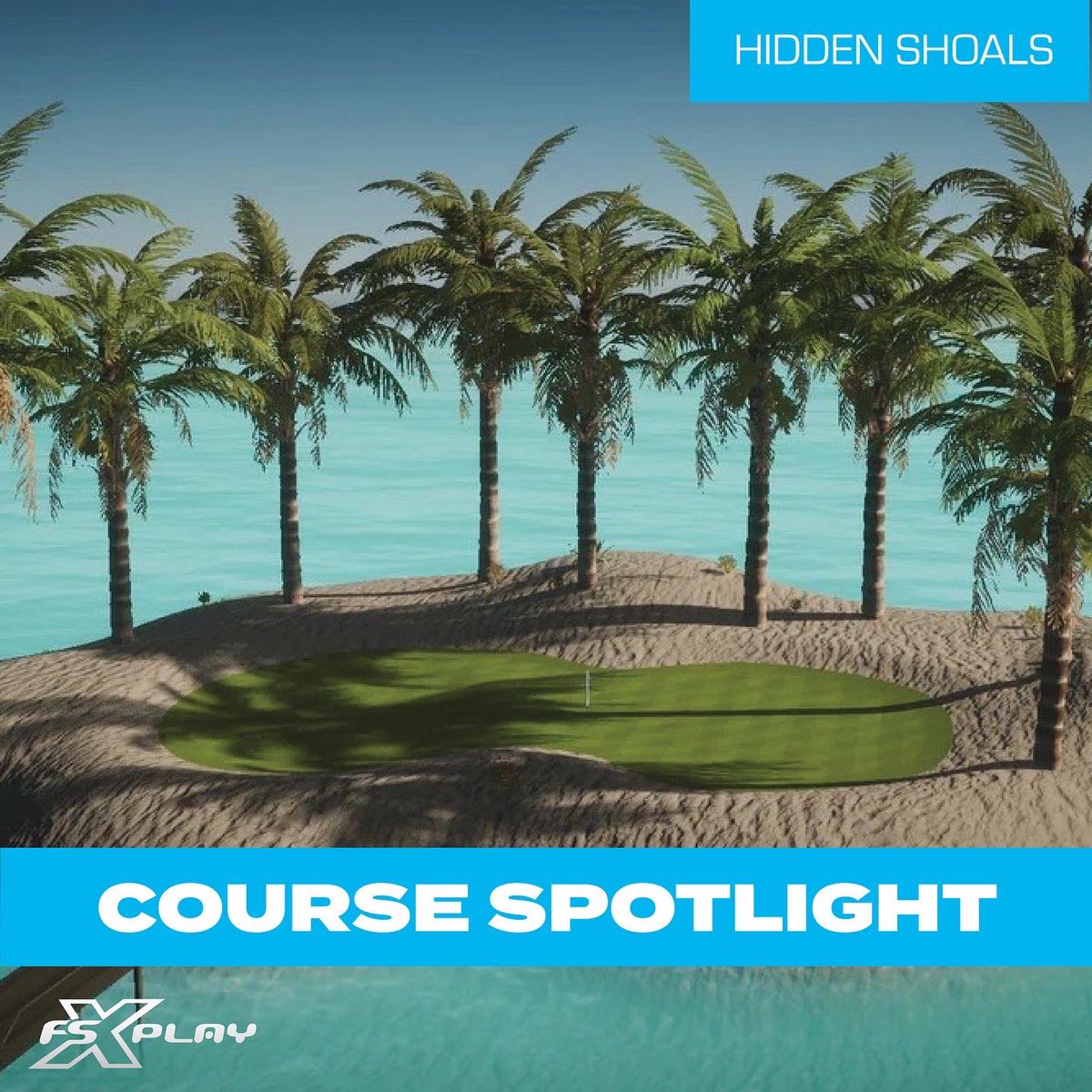 ForesightSports's tweet photo. Stunning ocean 🌊 views, picturesque palm trees 🌴, strategically placed bunkers, and spectacular island greens ⛳️ dominate this amazing piece of property. Hidden Shoals transports you from the cold, snowy winter to a tropical paradise! 🥶❄️➡️🏝️🏌️♀️
#GolfSimulator
#FSXPlay https://t.co/7pUXzjBWqB