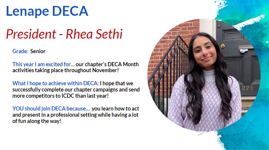 Lenape DECA tweet media