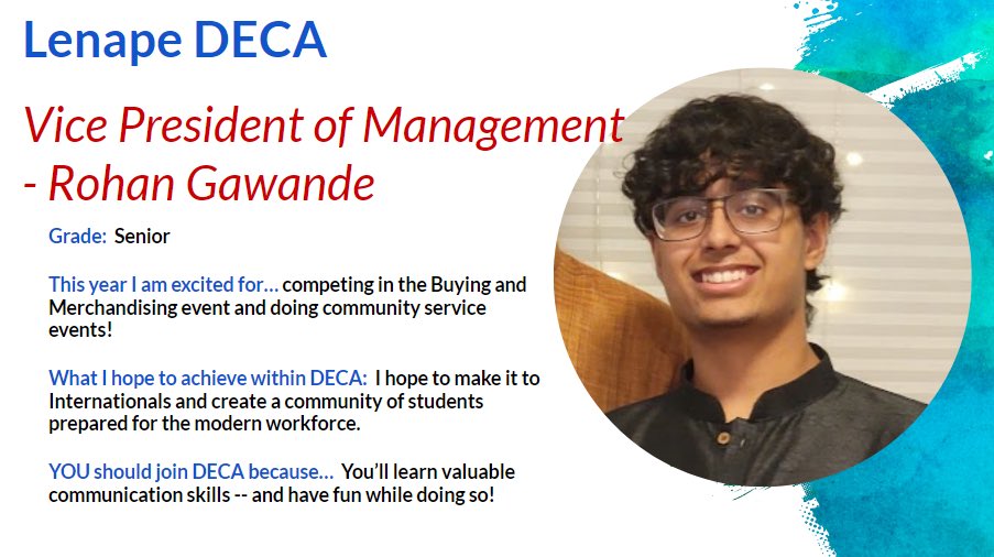 With DECA month coming to a close, we would like to highlight our 2022.2023 officers!
#DECA