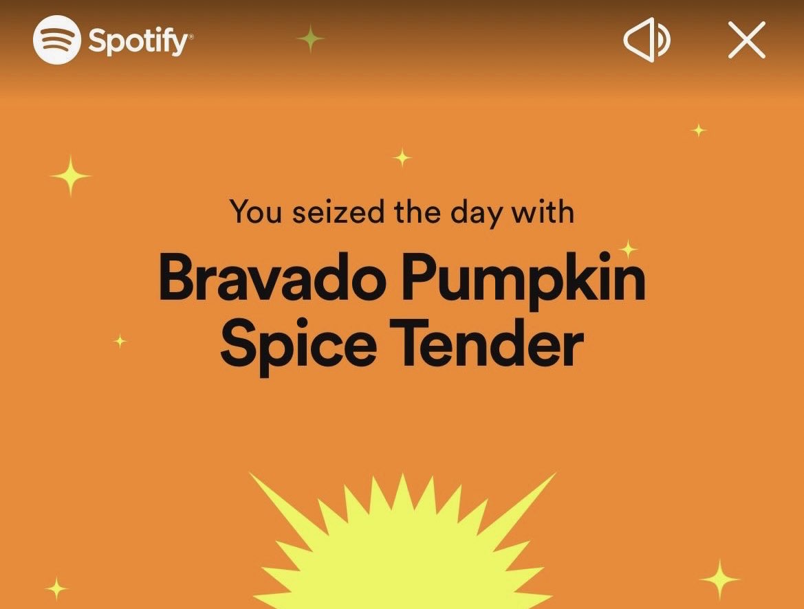 TheJamieShap's tweet photo. Whoever wrote the #SpotifyWrapped categories deserves a Pulitzer. https://t.co/9gb5Guqoml