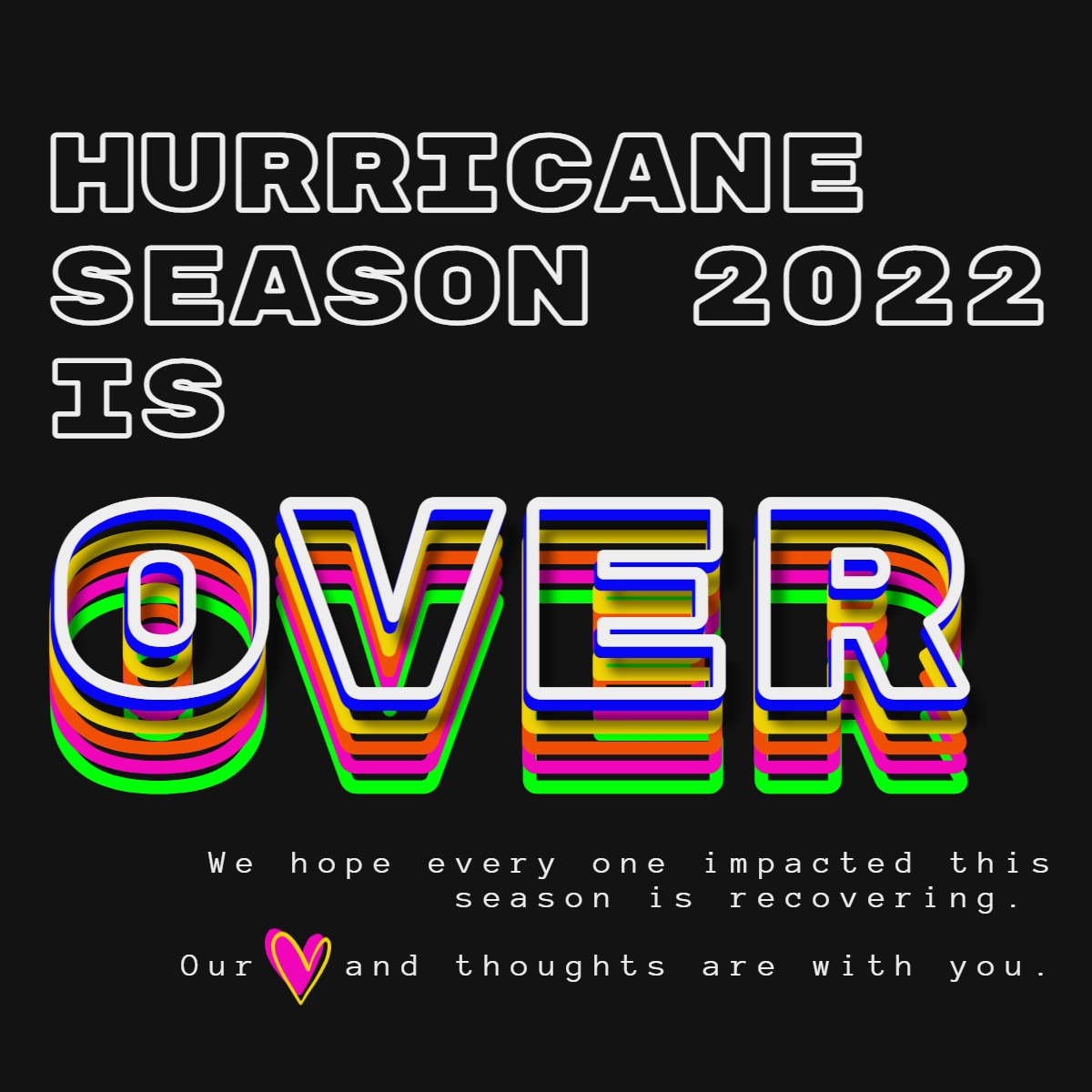 Happy last day of #HurricaneSeason