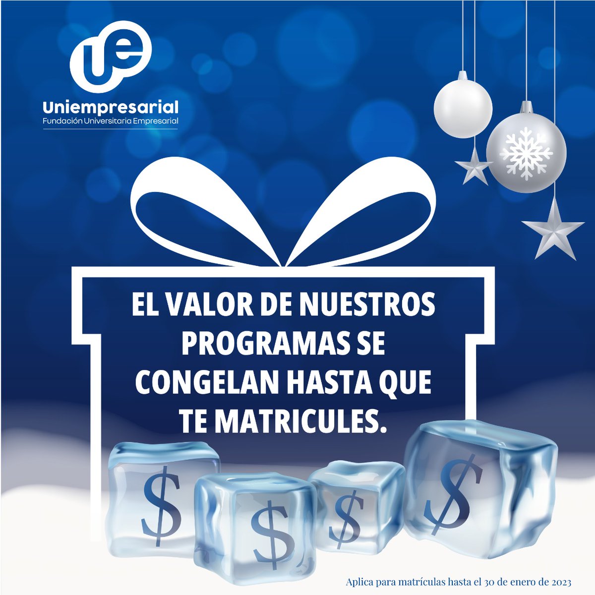 En <a href="/uempresarial/">Uniempresarial</a> entendemos que la situación actual es complicada para todos, por eso el valor de todos nuestros programas se mantendrá. 

#Universidades #Bogotá #Uniempresarial
