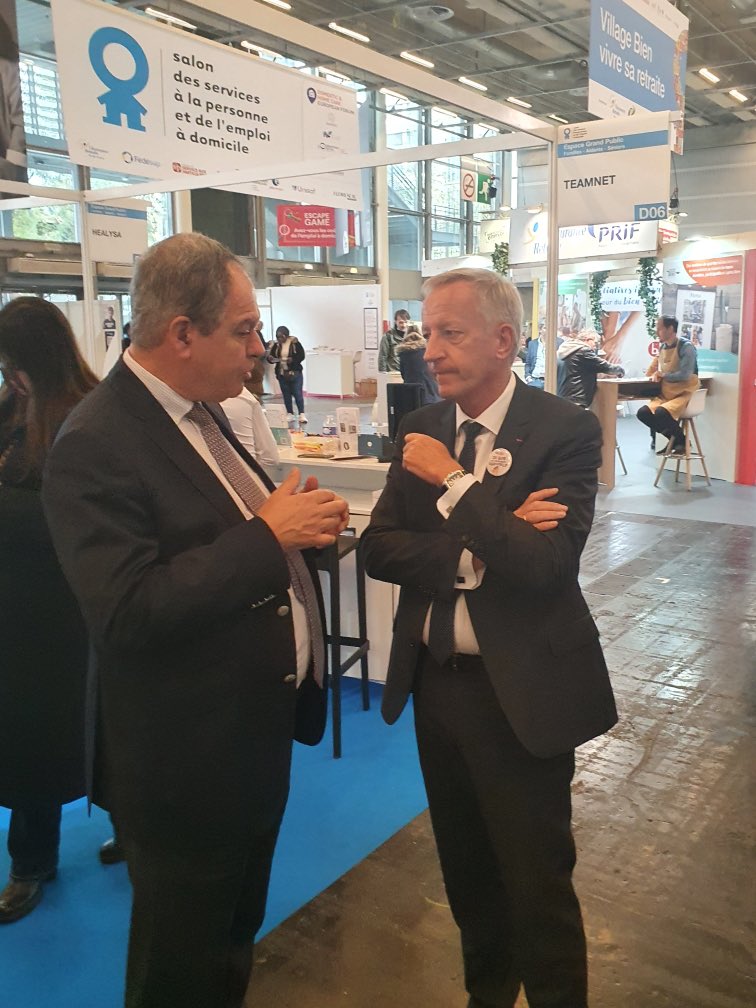 🔴Échanges fructueux entre <a href="/dAboville2/">d'Aboville</a> et <a href="/OlivierRichefou/">Olivier Richefou</a>, Vice-Président de Départements de France à l'occasion du Salon <a href="/sap365/">SalonServicePersonne</a>