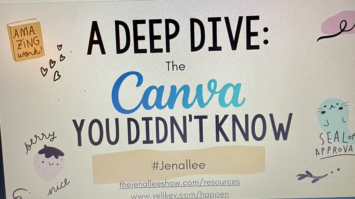 Getting ready to take Deep Dive into Canva with #jenallee at #TETC22! #itsagreatday2bacub