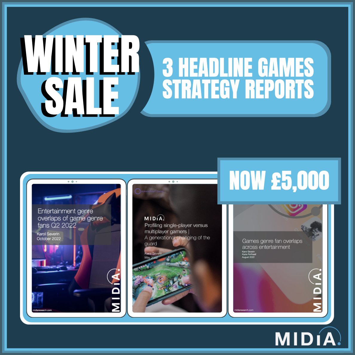 midiaresearch's tweet image. 🔑 MIDiA's games strategy reports bundle is here 🔑

Take this opportunity to access our recent data, providing a wide selection of insights and content from our industry-leading analysts, all at a discounted price!

ow.ly/XrWU50LR0LI

#gamesdeal #Esports #consumers #games