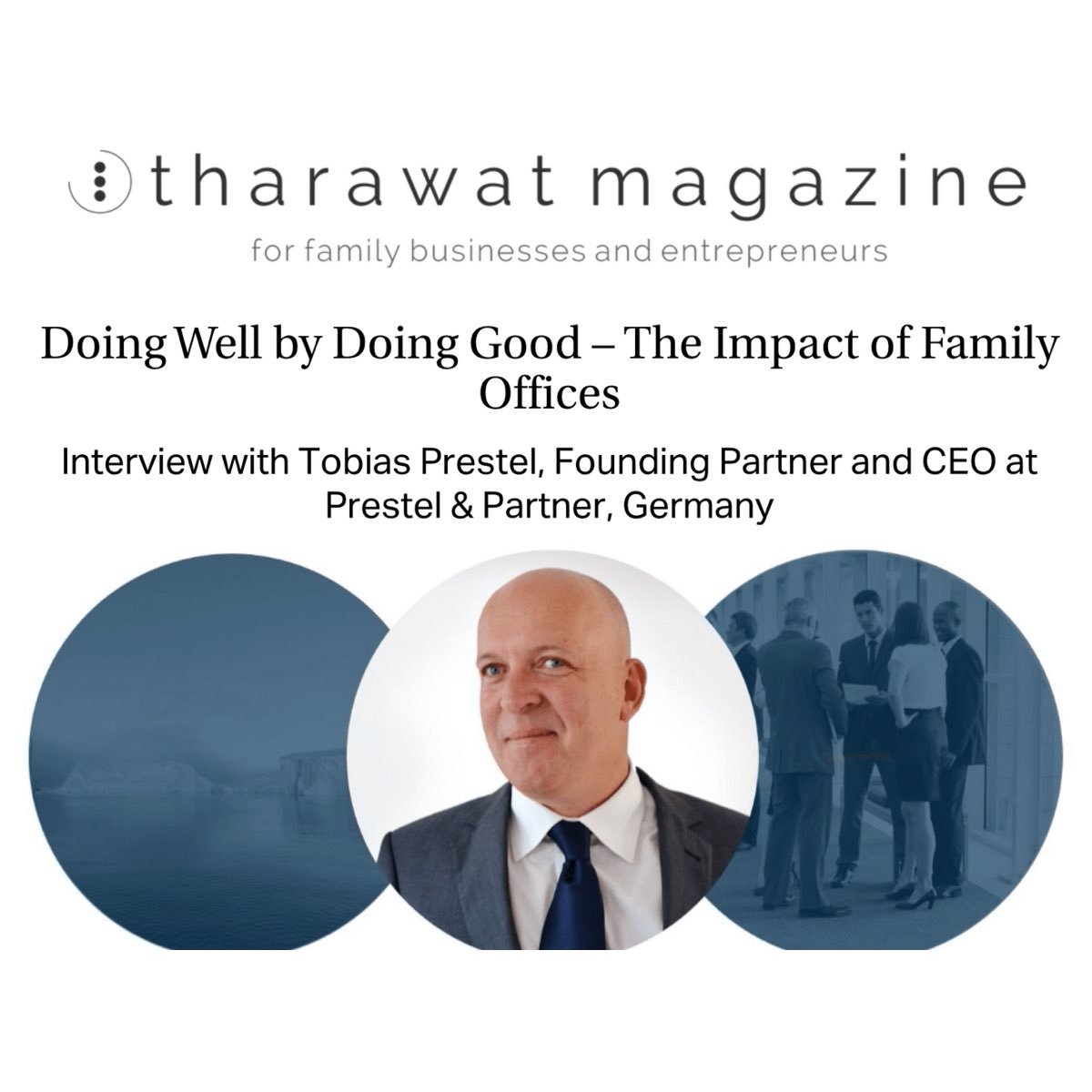 Prestel & Partner (@prestelpartner) on Twitter photo “Today, you can create a great return with sustainable, responsible and ethical impact investment”.  Read the full article in @Tharawatmag to gain perspectives unfolding in Family Offices across the world! Is this your Instagram moment?
tharawat-magazine.com/stories/tobias… “Today, you can create a great return with sustainable, responsible and ethical impact investment”.  Read the full article in @Tharawatmag to gain perspectives unfolding in Family Offices across the world! Is this your Instagram moment?
tharawat-magazine.com/stories/tobias…