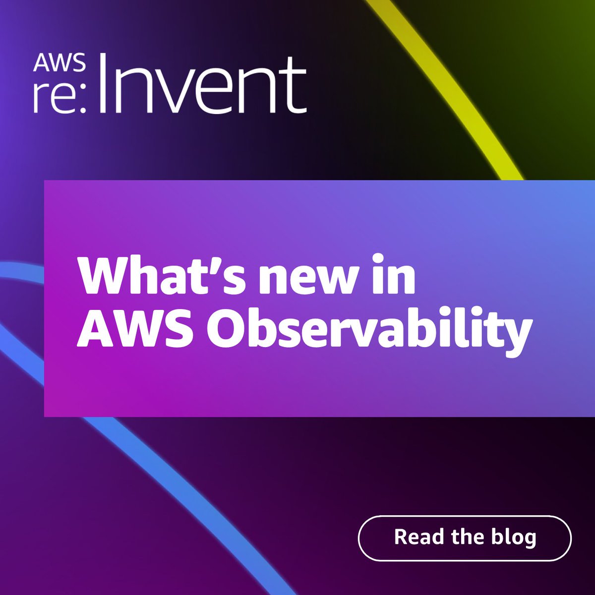 Internet monitoring, unified observability, data protection in logs, VPC data sources &amp; more – want to learn about the new capabilities in AWS Observability showcased at #reInvent? Click this way: go.aws/3E3z1xY