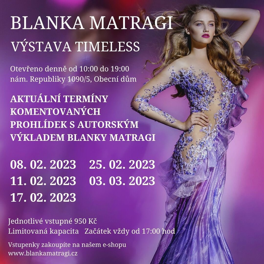 Darujte nezapomenutelný zážitek🎄🎁
Vstupenky k dostání zde: 
blankamatragi.eu/vstupenka-kome…
#fashion #výstava #gift