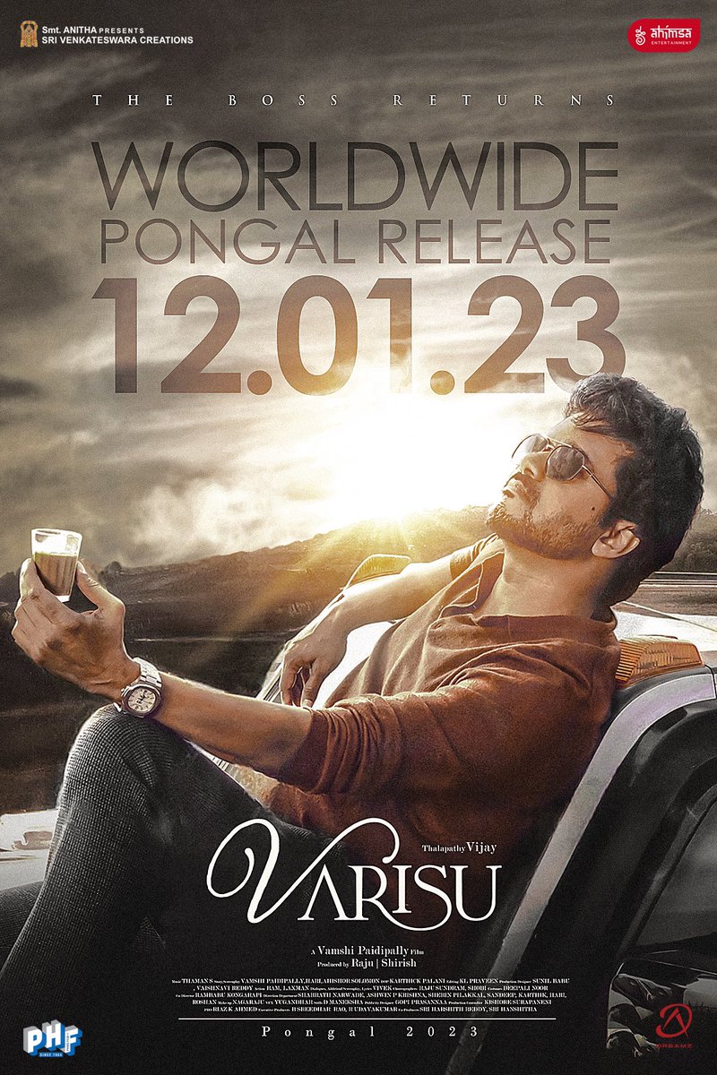 Vijay's 'Varisu' gets a release date | Tamil Movie News - Times of India