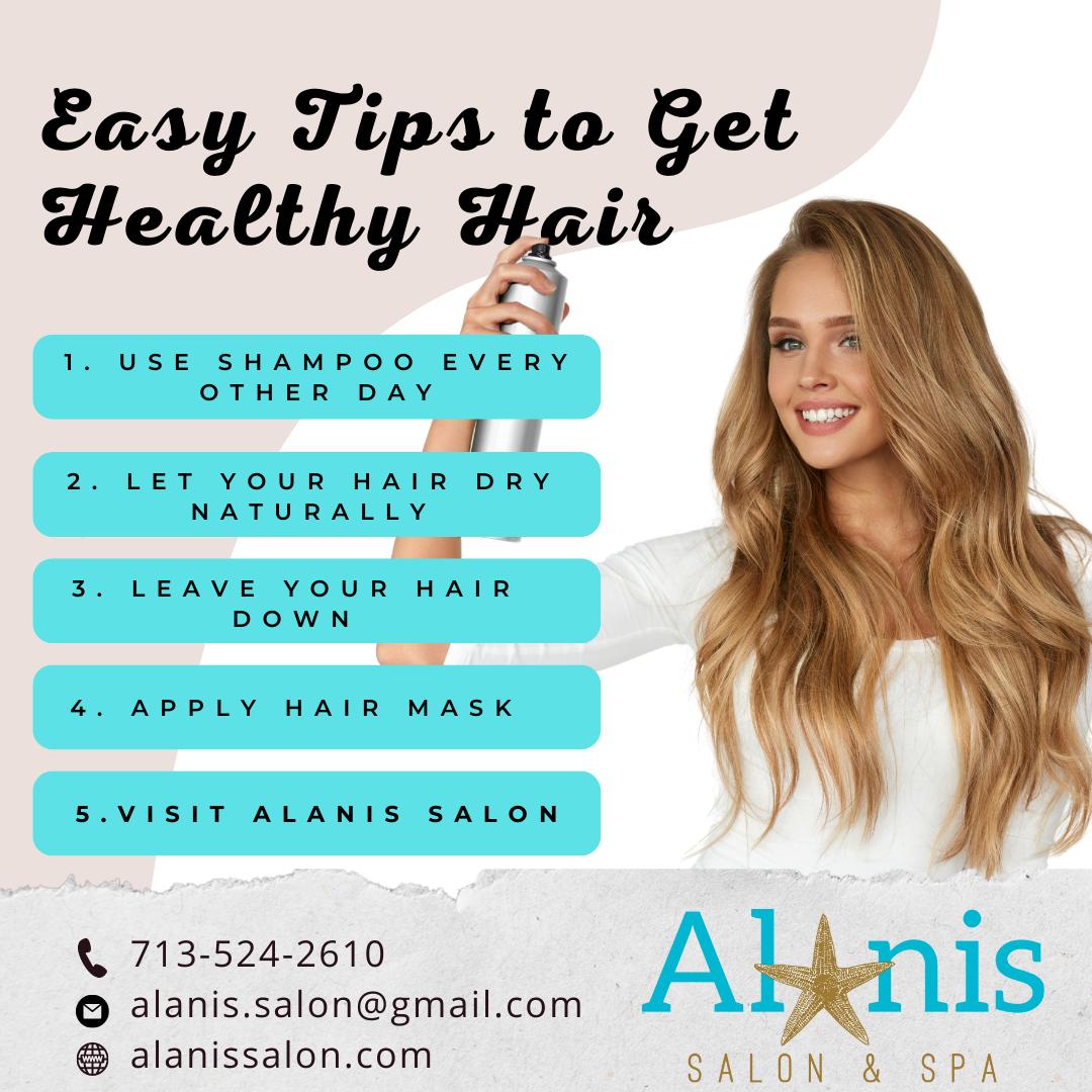 Healthy hair is just a dream that you can achieve with these easy tips.

Visit us for more tips!

🌐 alanissalon.com

#magohouston #Capellihairextensions #hairextensions #platinumblonde #hairextensionexperts #hairextensionspecialists #hairextensionsalonmontrose
