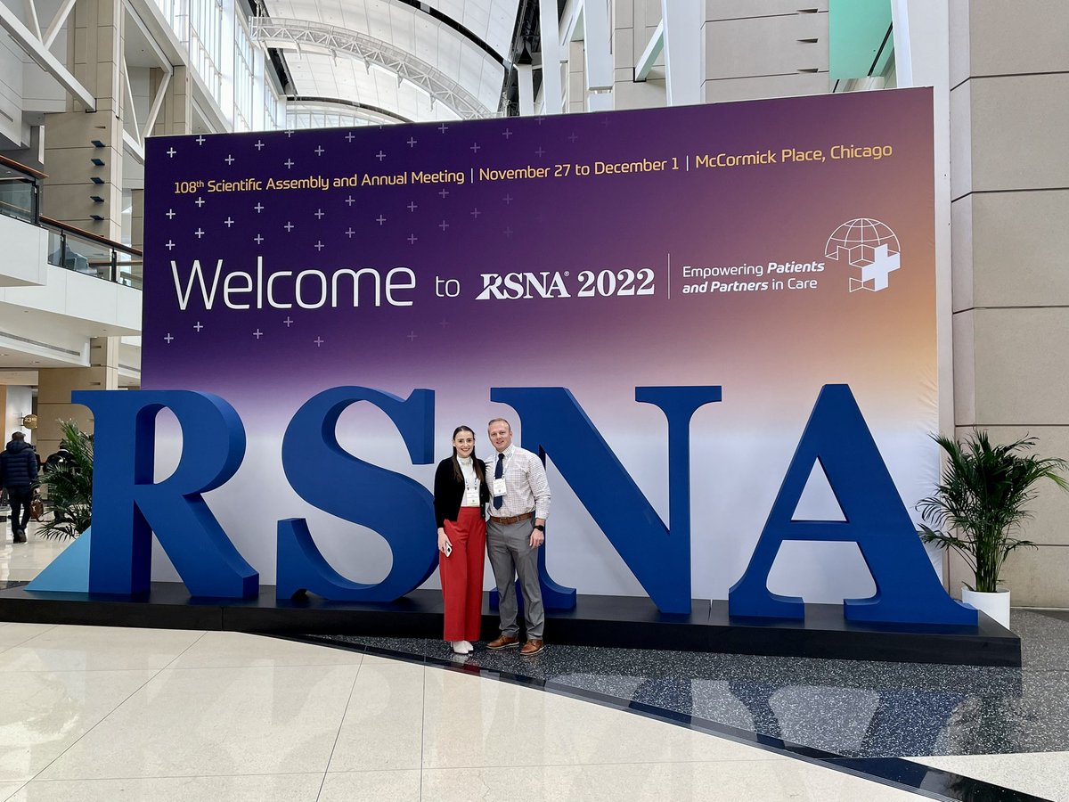QuincyHathaway's tweet photo. Very thankful for the “Companion” badges and being able to bring my wife with me to #RSNA22 #Scientists #Radiology #FutureResident https://t.co/B0LKVB78kH