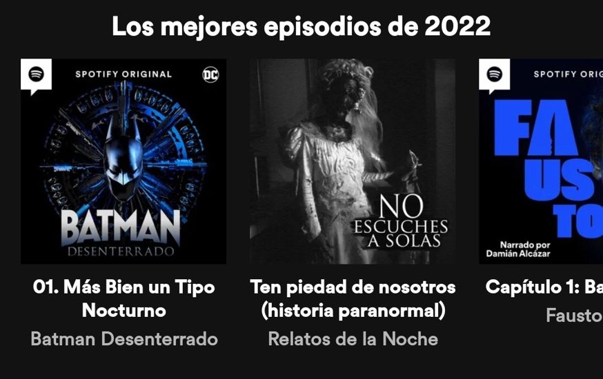 Échenle una👂 #BatmanDesenterrado  @Spotify_LATAM