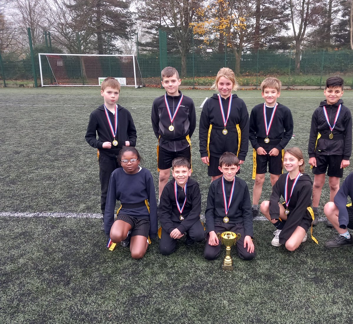 dove_shell_fed's tweet photo. Congratulations and well done to St Thomas Year 6 children for winning the tag rugby competition at Compton House.  A great team effort! #schoolcompetition #Rugby #Winners #Year6 https://t.co/0PrxCsnez9