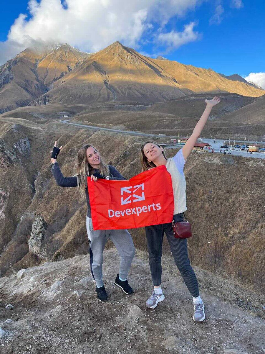 devexperts's tweet image. We’re fortunate to work in some of the most beautiful places in the world. 🏜️
Our colleagues had some time off and visited the stunning mountains outside of Tbilisi, where we're opening our office tomorrow!
#devexperts #worklifebalance #hiking #nature