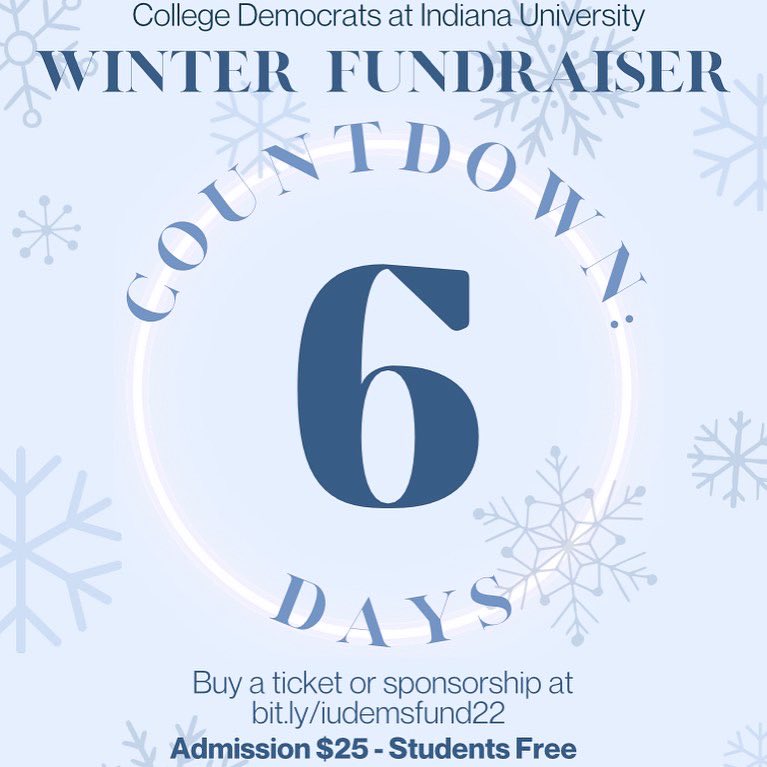 As we get even closer to our big fundraiser next week, we want to announce our next speaker, Penny Githens! Make sure to grab your tickets and sponsorships at bit.ly/iudemsfund22