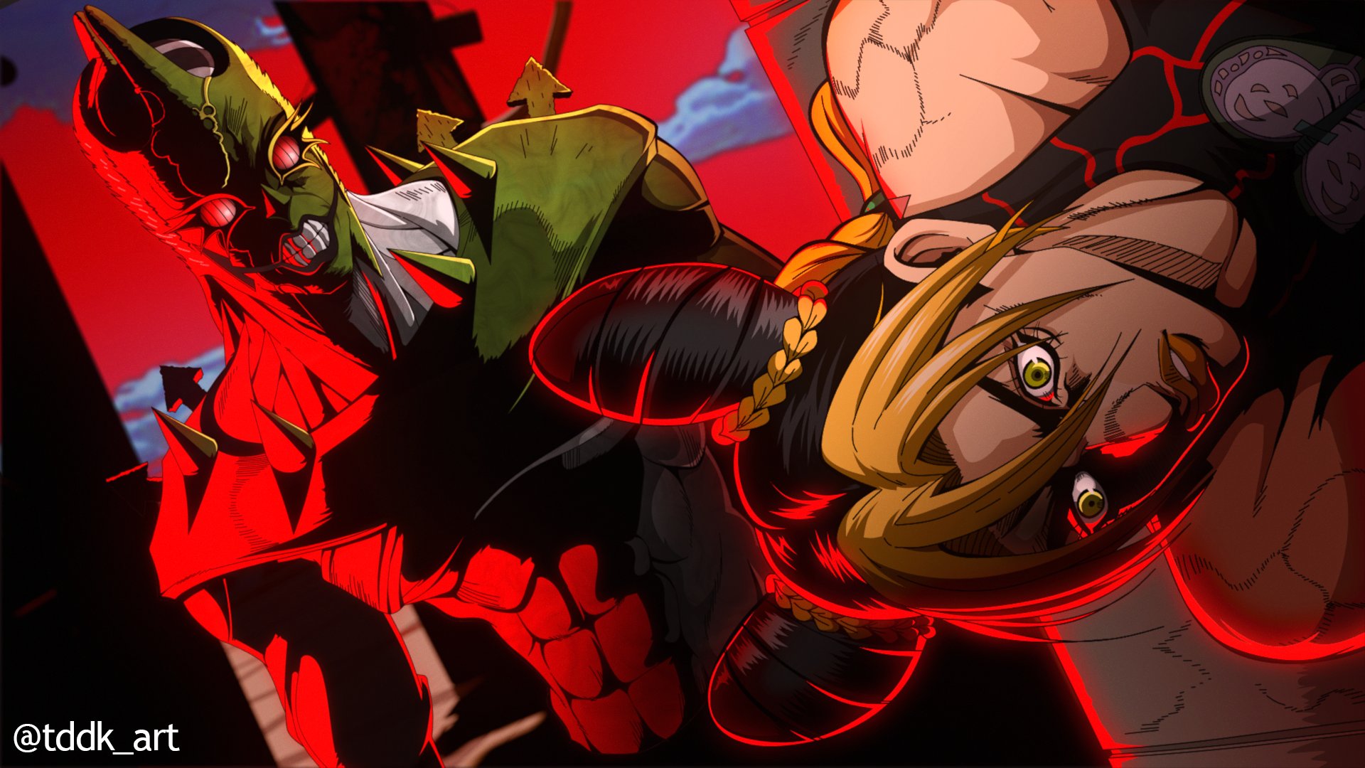 Stone Ocean Final Battle by Hachurart on Newgrounds