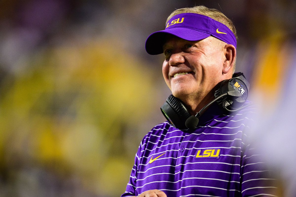 CoachBrianKelly's tweet photo. It’s been an incredible first year as the head coach of LSU, and one of the most enjoyable years that I’ve had in my career. 

Our work continues as we build a championship program that everyone can be proud of. https://t.co/GnsaiMS3O4