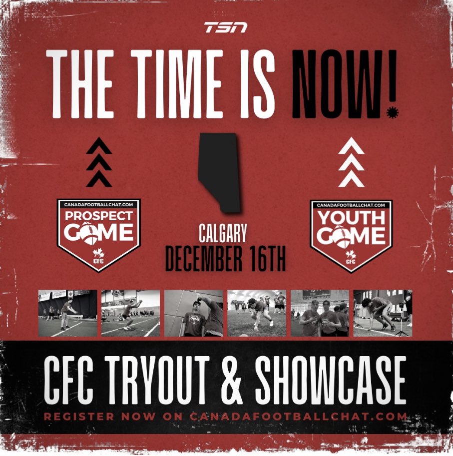 Excited to showcase my skills and talents at the CFC tryout in Calgary on December 16th, More to come! 
<a href="/chatfootball/">CanadaFootballChat</a>
