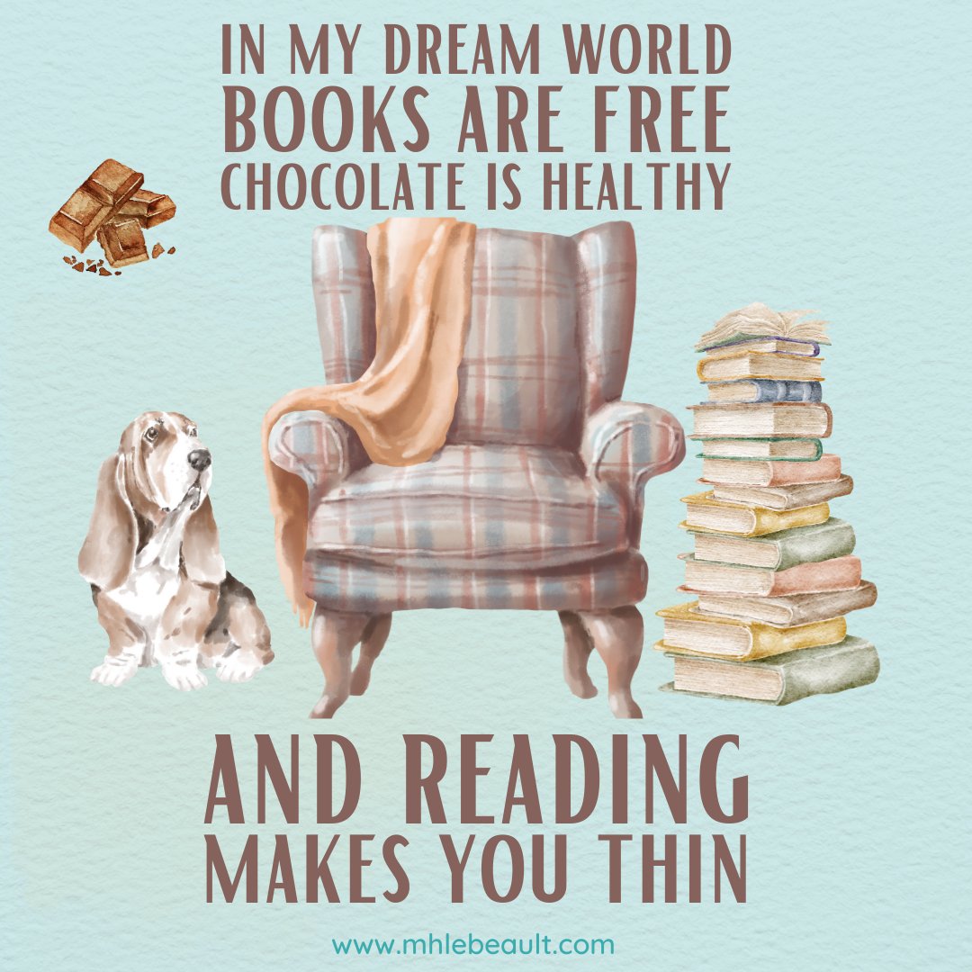 mhlebeault's tweet photo. What happens in YOUR dream world?
#dreamworld #readallday #coffee #chololate #wine #reading #readers https://t.co/iFxEhXomyh