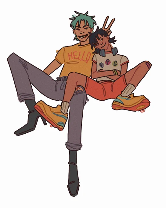 I like Gorillaz a lot 