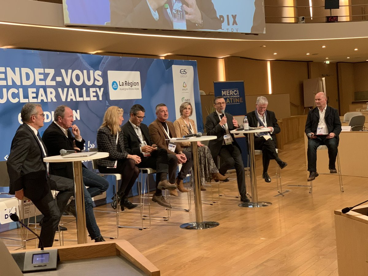 👉 Participation ce jour à la 6ème édition des Rendez-vous Nuclear Valley.
Intervention sur la table ronde « L’emploi et la formation au cœur des enjeux de la filière nucléaire »
⏰ à vos agenda : 1 ère Semaine nationale des métiers du nucléaire du 6️⃣ au 1️⃣0️⃣ mars 2️⃣0️⃣2️⃣3️⃣🤝