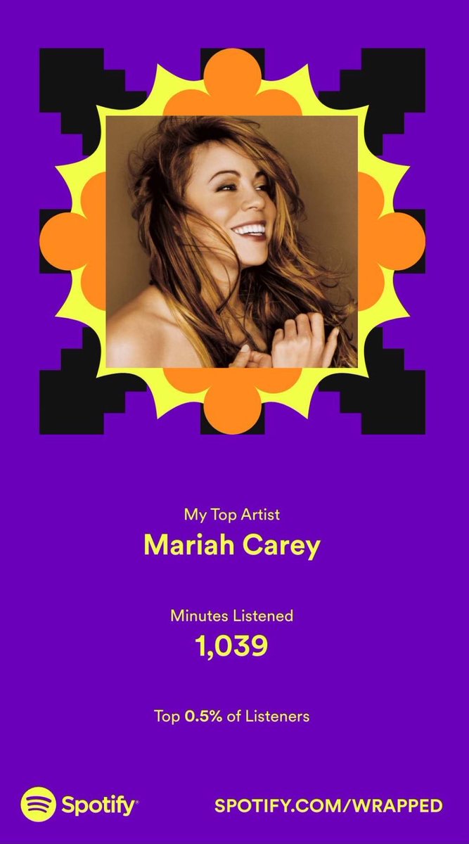 mel_vs_food's tweet photo. Hi @MariahCarey. It’s me, Mel. 👋 One of your Top 0.5% listeners on Spotify. #SpotifyWrapped https://t.co/eQiriJoywc