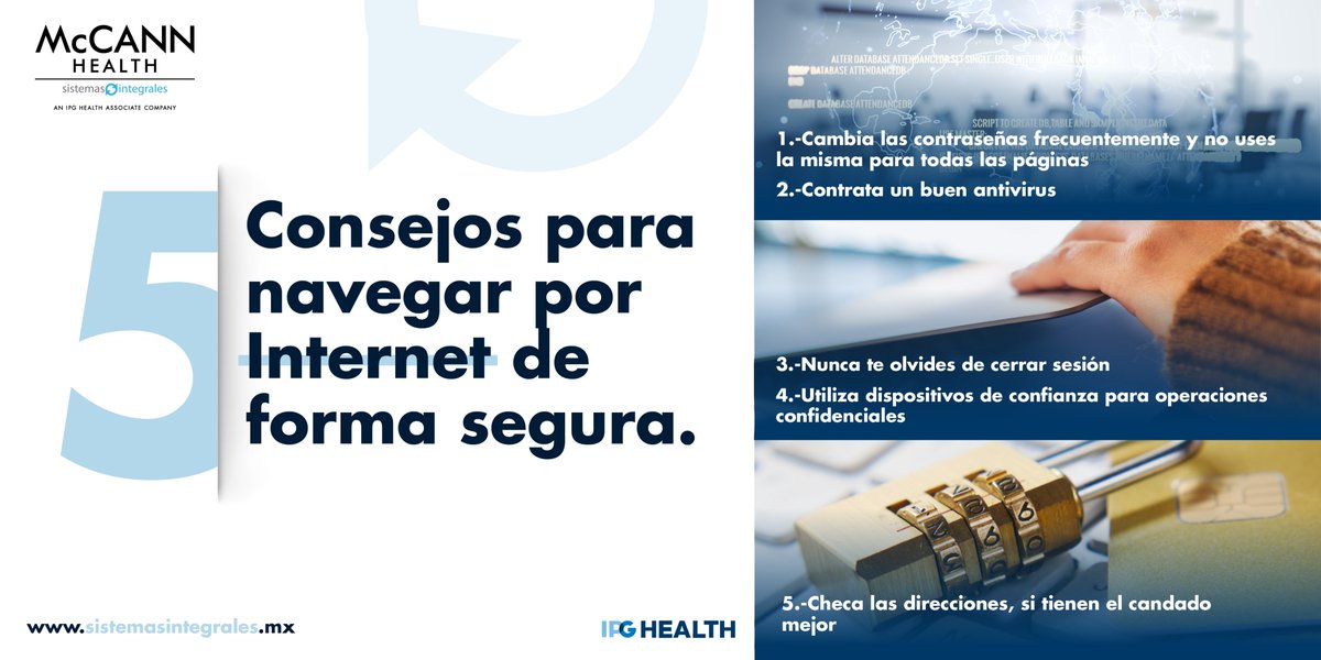 mccann_healthSI's tweet photo. La ciberseguridad es la transformación digital en estos tiempos, ayuda a proteger o defender las computadoras de amenazas o ataques maliciosos
#diadelaciberseguridad 

We are @IPGHealth family

#ActitudSI  #BoomSI #ProPharma https://t.co/EeDlIbMN5u https://t.co/VJ0j8Bo09i