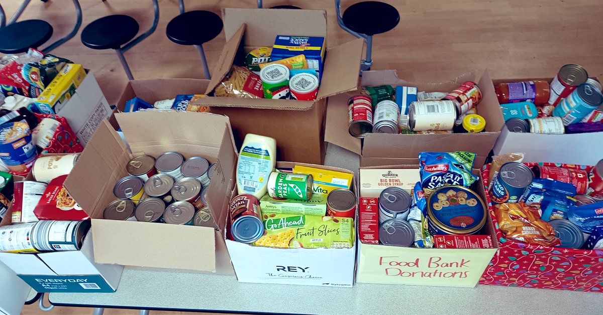 OGACADEMY's tweet photo. A big thank you to our students for donating and collecting for our Christmas hamper collection. All the donations are going to @CAP_CARE (Community Awareness Programme) to be distributed to families in Wakefield #Proud #Community https://t.co/zoc99QUnYY