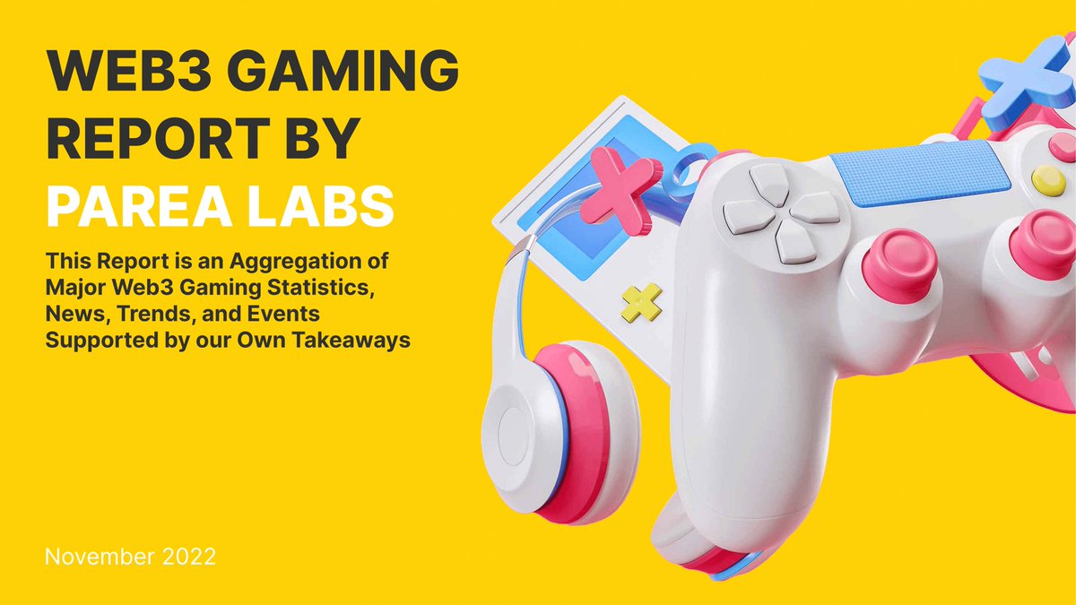 ‼️Alert: Our #Web3 #Gaming #Report is Out!

#Web3gaming space is changing at a rapid pace and it can be challenging for projects to keep up to date with all the #news.

Sounds about right?

Then click the link below to read our recently published report📰

docsend.com/view/k76ak9kke…