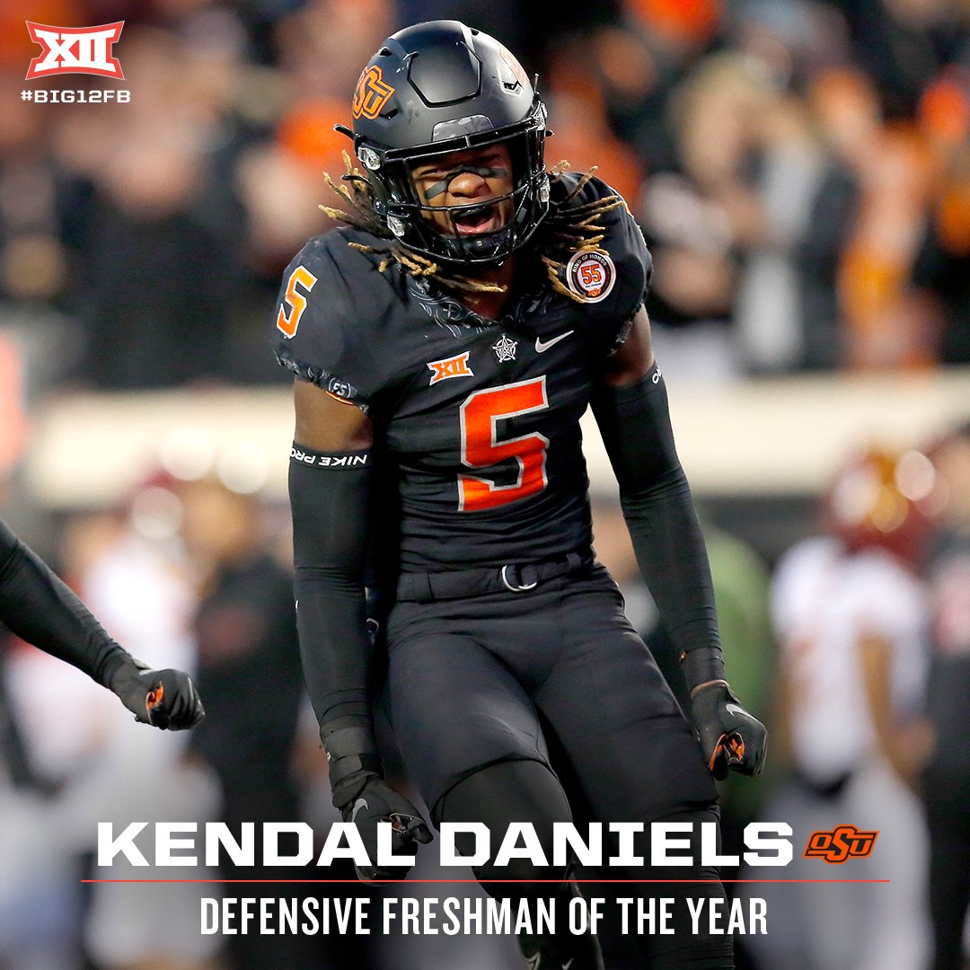 Big 12 Conference (@big12conference) on Twitter photo 🏈 #Big12FB Defensive Freshman of the Year 🏈
Kendal Daniels, <a href="/CowboyFB/">OSU Cowboy Football</a>
📰 big12.us/3udwgEp 🏈 #Big12FB Defensive Freshman of the Year 🏈
Kendal Daniels, <a href="/CowboyFB/">OSU Cowboy Football</a>
📰 big12.us/3udwgEp