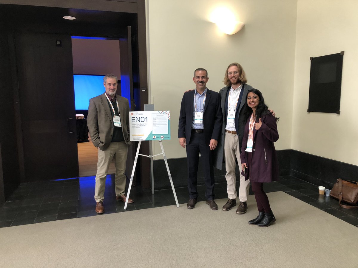 Today marked the end of Section EN01 at #F22MRS which focused on redox flow batteries. Thank you to all the speakers, including Professor @ErtanAgar who presented our groups’s research on indirect redox-targeting reactions for high energy density flow batteries!