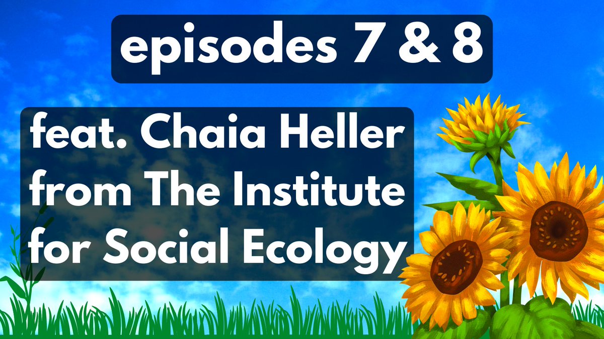solarpunkcast's tweet photo. Two new episodes for you beautiful people! Spanning #SocialEcology, desire & #Eros, #Philosophy of nature, and how to be a part of the #Revolution!
#GoogleMurrayBookchin https://t.co/8mE5naCiTo