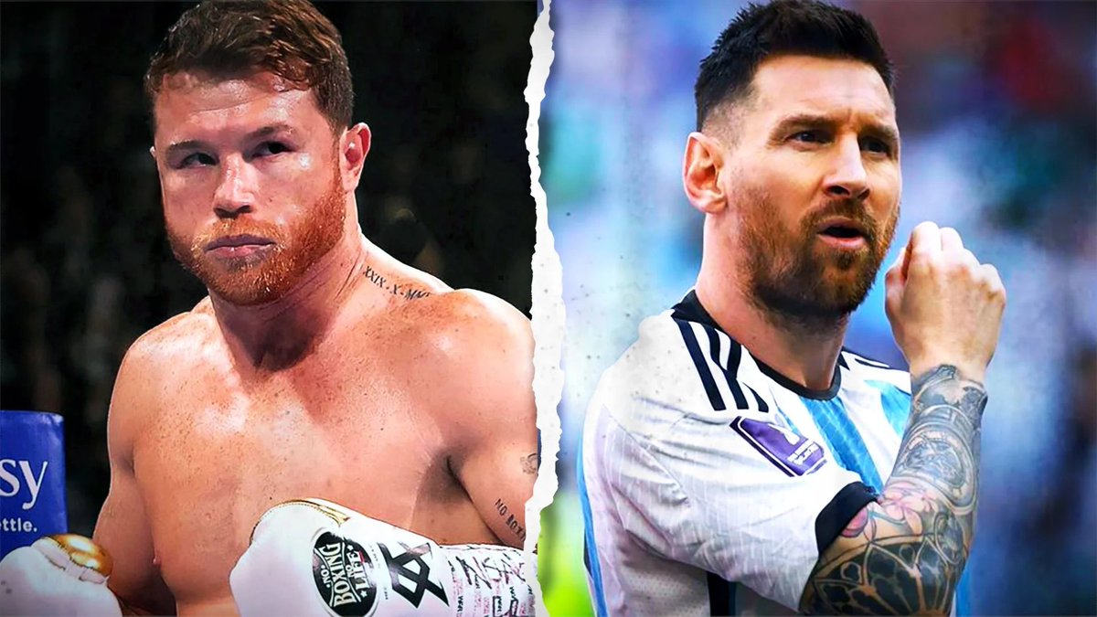 RobBuchananNBA's tweet image. BREAKING: Canelo Alvarez is set to face Lionel Messi in an exhibition boxing match on February 30th, 2023, per @BallsackSports