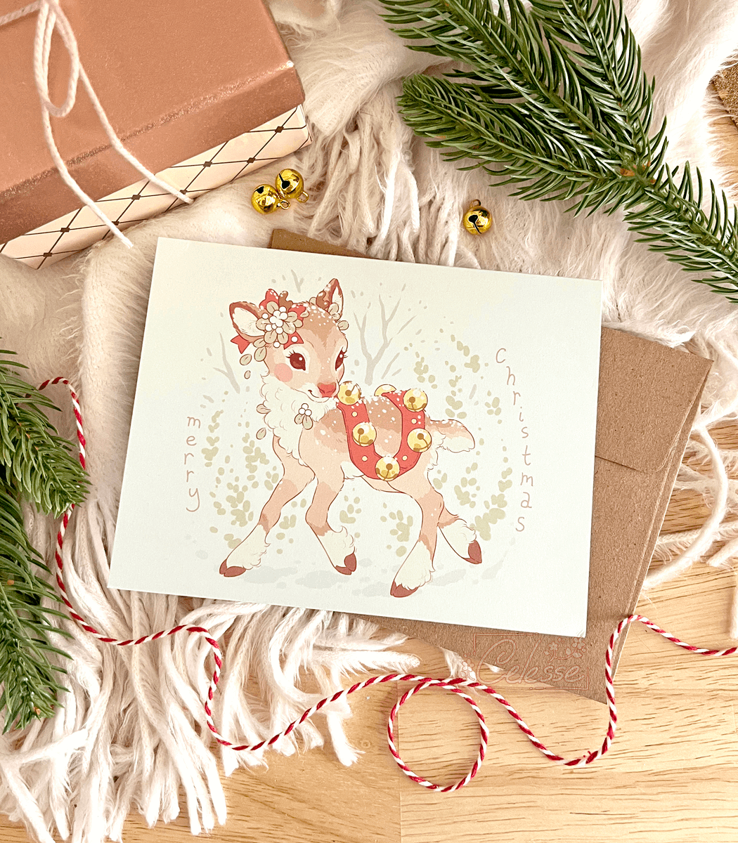 The Ungulate Express line is dropping tomorrow Dec 1st at 5pm EST! 🔔🦌🎀 