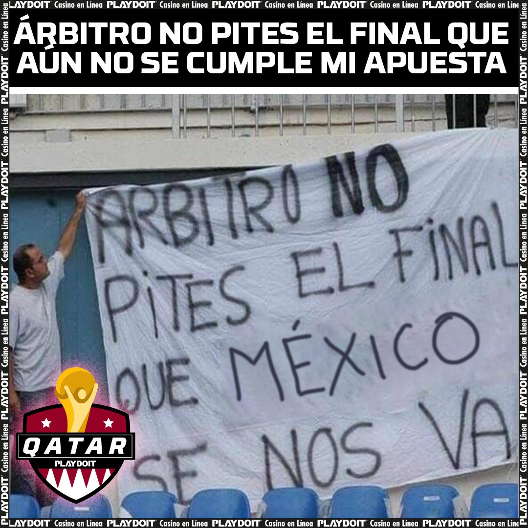 Playdoit México on Twitter "🥺 ¡Y lo pitó! 🥺 MundialPlaydoit"